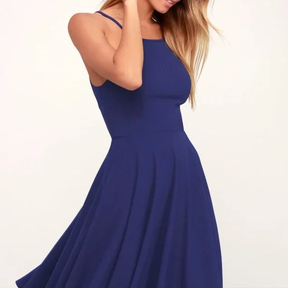 Lulus | Dresses | Lulus Royal Blue Mini Dress | Poshmark